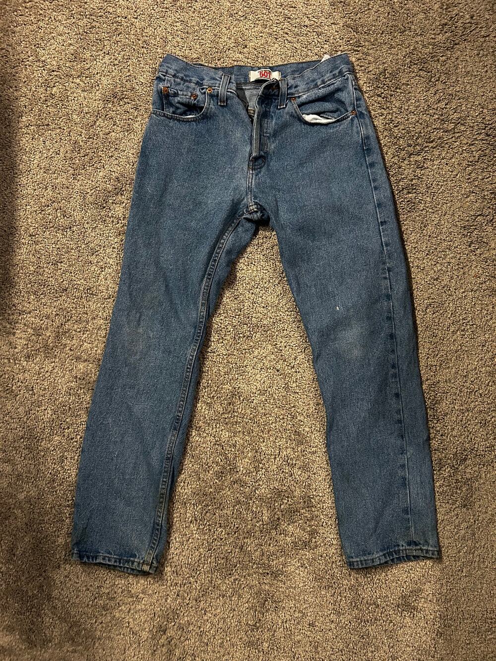 Levi Original 501 Button fly denim pants